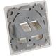 InLine InLine® Σετ πλαισίων για 2x RJ45 Bu/LSA ένθετο, Keystone SNAP-In, RAL9010, καθαρό λευκό 13943025 4043718103096