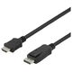 Καλώδιο Deltaco Kabelis DELTACO DisplayPort į HDMI, 4K UHD, 2m, juodas / DP-3020-K / R00110012 13062196 7333048051332