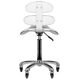 Activeshop Taboret kosmetyczny roll speed AM-880 biały