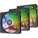 Wentylator Genesis Oxal 120 ARGB Czarny 3-pack (NGF-2265)