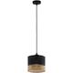 Lampa wisząca TK Krywult Paglia 6544 lampa wisząca zwis 1x15W E27 czarna