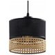Lampa wisząca TK Krywult Paglia 6544 lampa wisząca zwis 1x15W E27 czarna