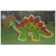 Adar Układanka Puzzle drewniane Dinozaury 543706 mix cena za 1 szt