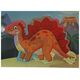 Adar Układanka Puzzle drewniane Dinozaury 543706 mix cena za 1 szt