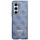 Guess GUHCZFD5P4TDPB Samsung Galaxy Z Fold 5 hardcase Leather 4G Triangle Strass blue