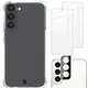 Bizon Case Clear Pack case + 2x screen glass + lens glass Samsung Galaxy S22 Plus clear