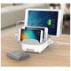 Ładowarka Compulocks c10 Ports USB Charging Dock Station With UK Plug - Ladestation - 120 Watt - 2.4 A - 10 Ausgabeanschlussstellen (USB) - Grossbritannien