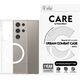 CARE Flagship Case Clear w. white QI Galaxy S25 Ultra