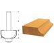 Frezarka Bosch Double-sided half-round milling cutter BOSCH, HM R=10 mm, l=14 mm, shank 8 mm, LOCK
