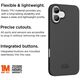 Eiger Eiger Grip Case iPhone 16 Plus μαύρη 14121687 5055821776196