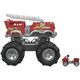 Mattel Hot Wheels Monster Trucks Mega - Pojazd do zbudowania 5-Alarm + łazik ATV Zestaw klocków HHD19