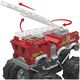 Mattel Hot Wheels Monster Trucks Mega - Pojazd do zbudowania 5-Alarm + łazik ATV Zestaw klocków HHD19