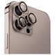 Uniq UNIQ Optix Aluminium Camera Lens Protector iPhone 16 Pro 6.3" / 16 Pro Max 6.9" taupe gold szkło na obiektyw aparatu z aplikatorem