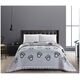Decoking Narzuta 200x220 dekoracyjna Cats Invasion beżowa szara różowa Decoking