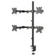 Neomounts Uchwyt biurkowy na 4 monitory 13'' - 27'' FPMA-D550D4BLACK
