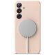 Etui Ringke Silicone Magnetic MagSafe Samsung Galaxy S25 Pink Sand