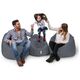 Eurofirany Sėdmaišis Iyzi 100 Cushion Pouf, pilkas