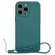 Bizon Case Silicone Magnetic Apple iPhone 16 Pro dark green