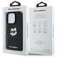 Karl Lagerfeld Karl Lagerfeld KLHCP16XPGKLCHPK iPhone 16 Pro Max 6.9" czarny/black hardcase Monogram Choupette Head Pin
