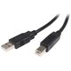 Kabel USB StarTech USB-A - USB-B 3 m Czarny (USB2HAB3M)