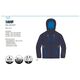 Brugi Dziecięca kurtka narciarska Brugi 1AHP zimowa snowboardowa granatowa r. 44 (164-170 cm)