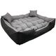 AIO Europe Legowisko dla psa ECCO 130x100 / 145x115 cm szaro-czarne
