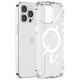 Joyroom Joyroom Magnetic Defender magnetyczne etui do iPhone 14 Pro pancerny pokrowiec z haczykami podstawką przezroczysty (kompatybilne z MagSafe)