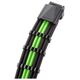 CableMod CableMod RT-Series PRO ModMesh 12VHPWR Κιτ διπλού καλωδίου για ASUS/Seasonic - μαύρο/ανοιχτό πράσινο 13334505 694365692972