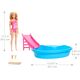 Barbie doll and pool fun set