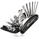 RockBros 16w1 Narzędzie wielofunkcyjne MultiTool do naprawy rowerów - czarne 16w1 Narzędzie wielofunkcyjne MultiTool do naprawy rowerów - czarne