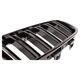 Grill sportowy podwójne żeberka Gloss Black BMW 4 F32 F82 F33 F83 F36 Gran 2013-2021