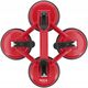 YT.SUCTION CUP 4 x 120mm - ALU