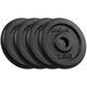 Rebel Zestaw obciążeń żeliwnych 4x2.5kg, otwór 31mm, talerz klasyczny, REBEL ACTIVE