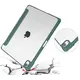 Bizon Case Tab Clear Matt Apple iPad Air 6 / Air 5 / Air 4 / iPad Pro 11 2018 dark green