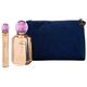 Σετ αρωματοποιίας Chopard Luxury Naturals Chopard: Happy Bigaradia, Eau De Parfum, Γυναικεία, 100 ml + Happy Bigaradia, Eau De Parfum, Γυναικεία, 10 ml + Chopard, Συνθετικό δέρμα, Τσάντα, Πουγκί παντελονιού, Μπλε, Γυναικεία, 2,4 x 9 x 6,2 Για γυναίκες 130