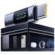 Adapter USB Usams USAMS Adapter AU18 USB-C - USB-C Digital Display 100W stalowy/aluminium SJ682TC01 (US-SJ682)