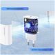 Ładowarka Usams USAMS Ład. siec. 1xUSB-C T65 PD20W (only head) PD Fast Charging biały/white CC226TC01 (US-CC226)