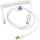 Ducky Ducky Coiled Cable - White Edition 13315443 4711394392379