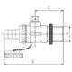 Ferro Zawór spustowy piecowy 1/2" ZS1