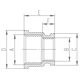 Ferro Mufa mosiężna 1/2x3/8" M08Z