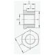 Ferro Redukcja mosiężna 2x11/4" R11Z