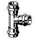 Viega Trójnik z SC 22x22x22mm stal nierdzewna - 435875