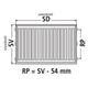 Kermi Grzejnik Therm X2 Profil-V 33 600x900mm - FTV330600901R1K