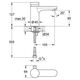 Bateria umywalkowa Grohe Eurosmart Cosmopolitan T stojąca chrom (36317000)
