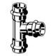 Viega Trójnik SANPRESS INOX z SC CONTUR 28x28x28mm - 435882