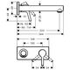 Bateria umywalkowa Hansgrohe Talis S podtynkowa chrom (72111000)