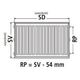 Kermi Grzejnik Therm X2 Profil-V 22 400 x 400mm (FTV220400401R1K)