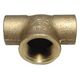 Viega Trójnik gwint wewnętrzny 18mm x 1/2" x 18mm brąz (103767)