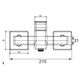 Bateria prysznicowa Omnires Parma chrom (PM7440)