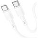 Kabel USB Hoco HOCO kabel Typ C do Typ C PD 3A 60W X83 1 m biały